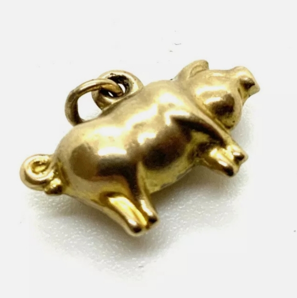 Fine Antique Pig Charm - Picture 1 of 3